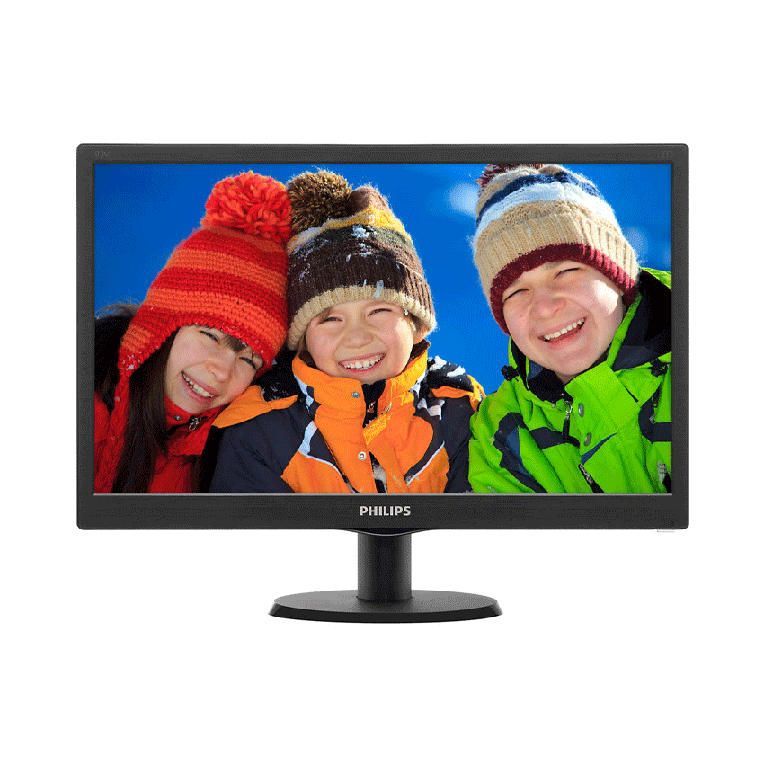 Màn hình Philips 193V5LSB2/97 (18.5inch/HD/TN/60Hz/5ms/200nits/VGA) - Hàng Chính Hãng