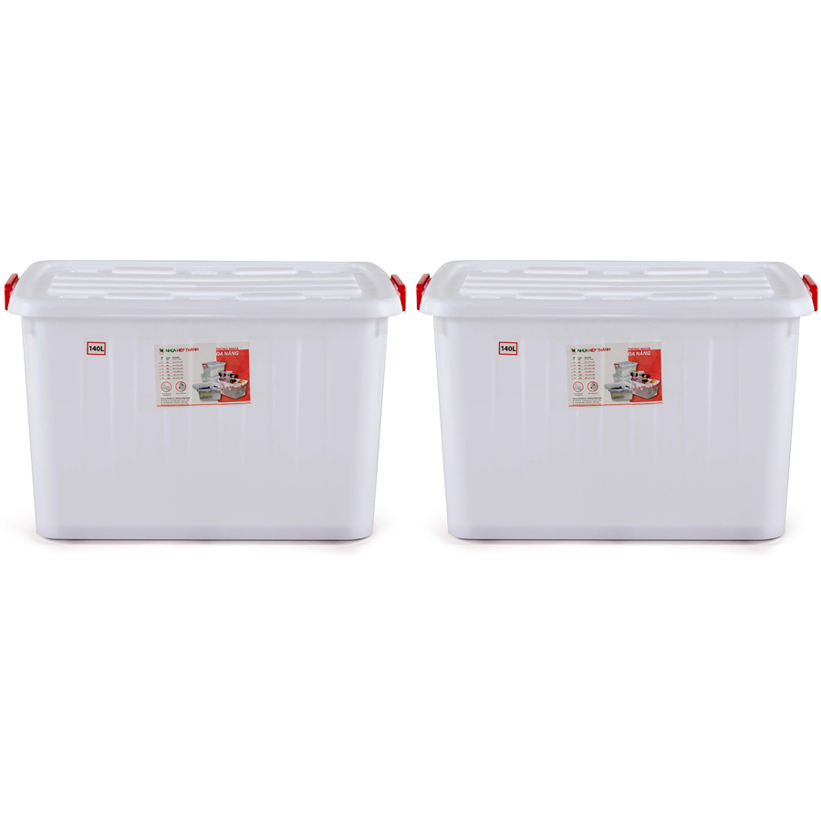 Combo 2 Thùng nhựa đa năng Hiệp Thành 140L