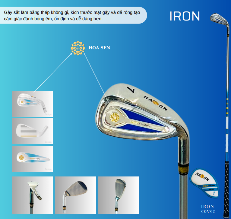 Gậy Sắt Iron 7 - Fairplay Chính hãng | Nason Golf