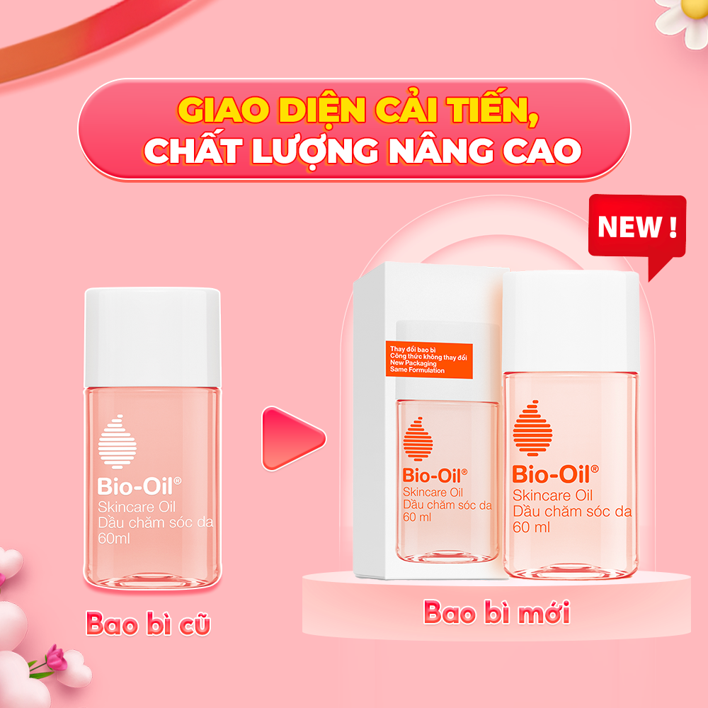 Dầu chăm sóc da giúp cải thiện rạn da, mờ sẹo và đều màu da - BIO-OIL SKINCARE OIL