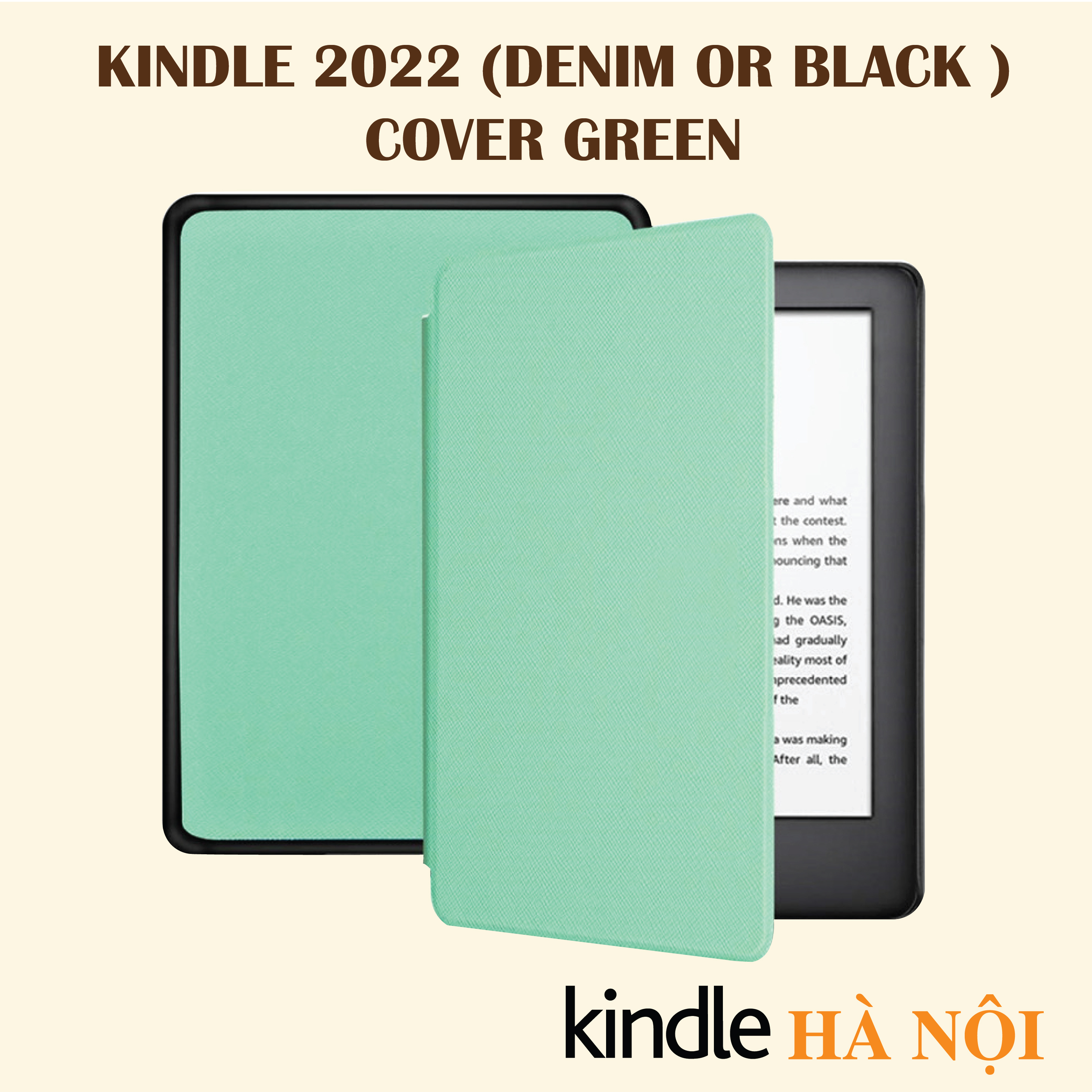 Combo máy đọc sách Kindle 2022 (11th) tặng kèm bao da ( Cover ) - Hàng nhập khẩu