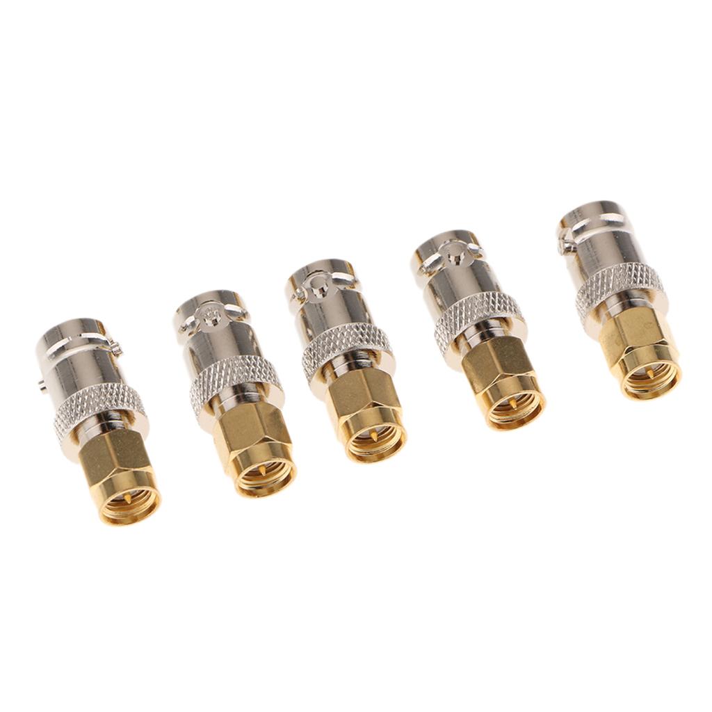 SMA Male to BNC Female Kits RF Coaxial Adapter Coax Connector