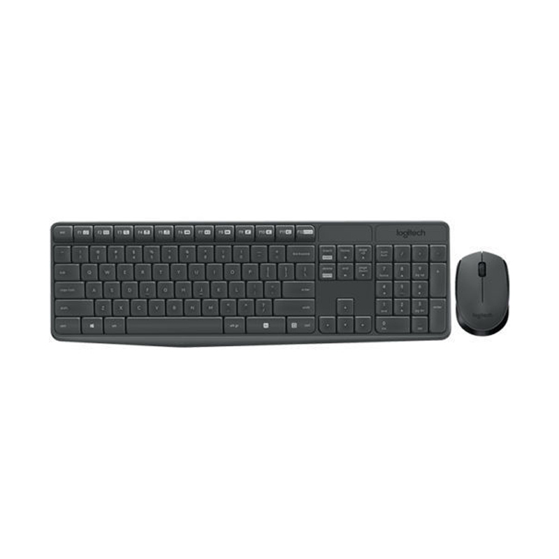 Tổ hợp bàn phím và chuột không dây Logitech MK235 dành cho game thủ USB đa phương tiện 2.4Ghz