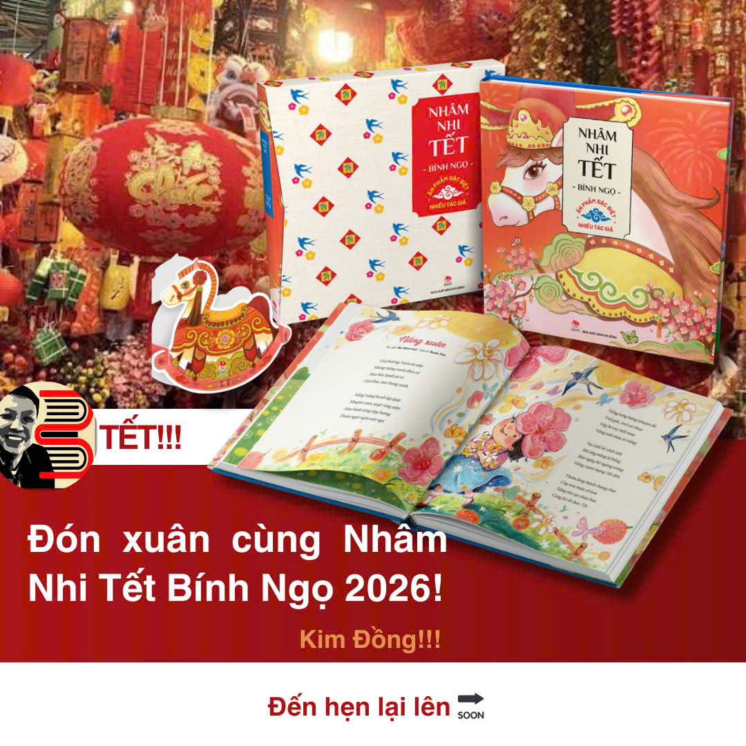 (Bìa cứng, có hộp) NHÂM NHI TẾT BÍNH NGỌ 2026 - ẤN PHẨM ĐẶC BIỆT – Nhiều tác giả -  NXB Kim Đồng