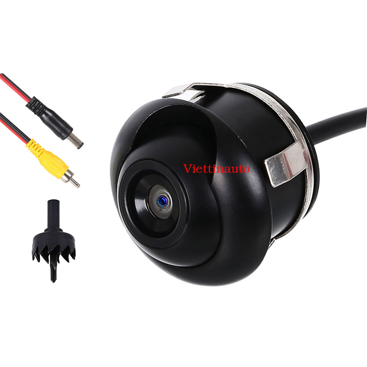 Camera cặp lề AHD  gắn gương trái hoặc phải Camera trước Ô tô Xoay 360 độ 22.5mm