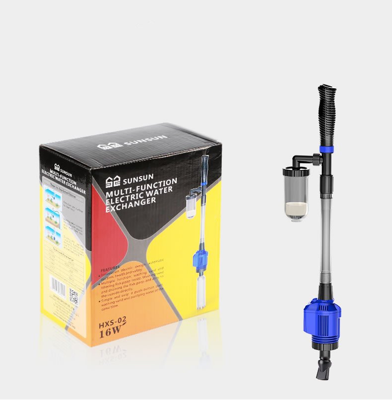 Máy thay nước vệ sinh súc cát rêu cặn bã bám hồ cá EFFORT EXCHANGE HXS-02  220v