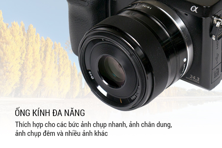 Lens Sony SEL 35mm F1.8 OSS (Chính Hãng)