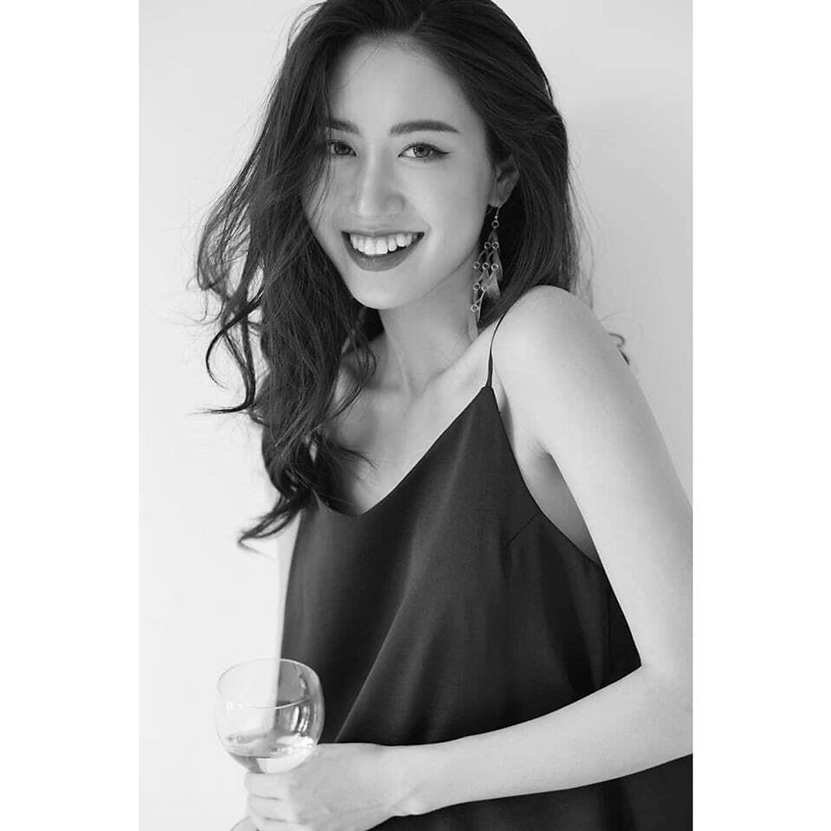 Áo 2 dây cổ tim - Thời trang Hè