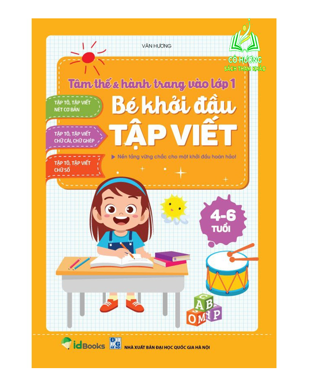 Sách - Bé Khởi Đầu Tập Viết cho trẻ 4-6 tuổi