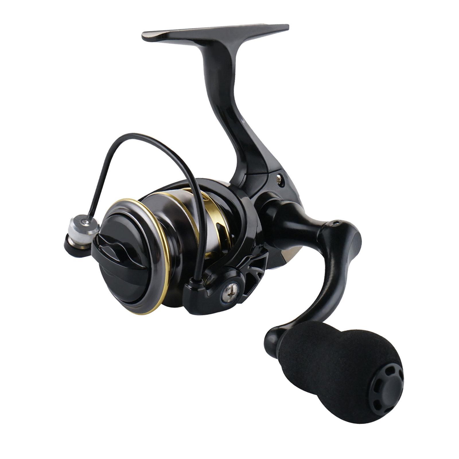 Fishing Reels with Lines 5.2:1 Freshwater Saltwater Mini Hand Reel