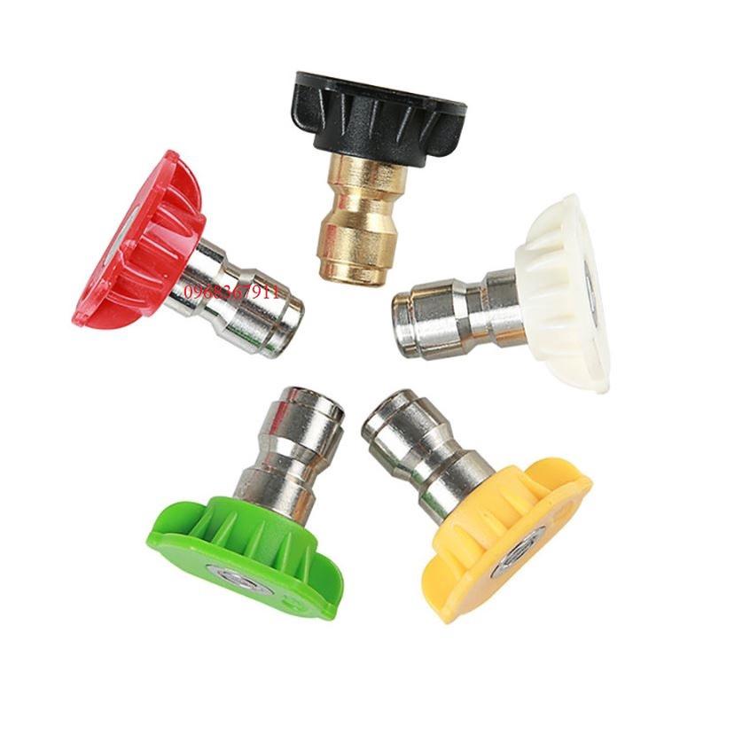 Bộ 5 béc phun máy rửa xe áp lực cao