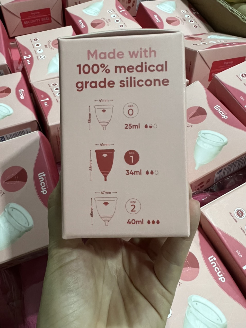 Bộ sản phẩm cốc nguyệt san Lincup+