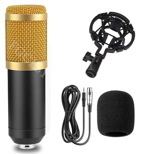 BM800 Condenser Microphone for Computer Studio Recording Professional Bm 800 Microphone with Shock Mount Karaoke Microphones Mic