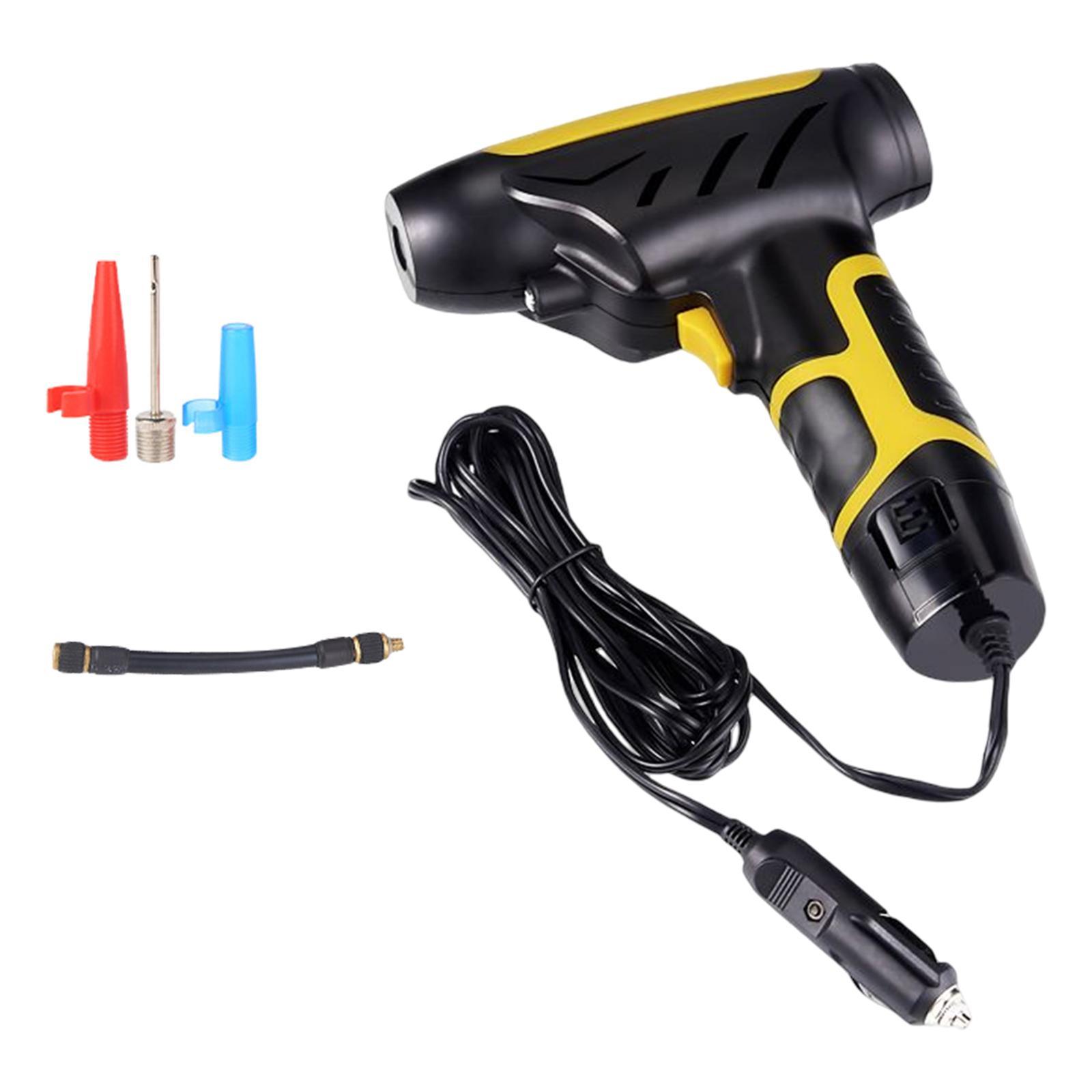 Auto Air Compressor Electric Handheld Tire Inflator Pump Fits for Vehicles Motorbikes