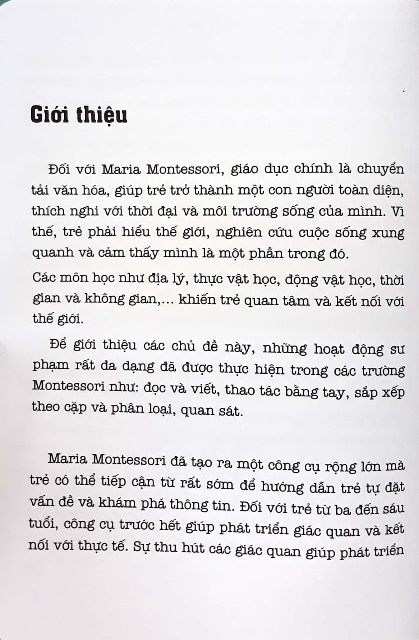 Sách Học Montessori Để Dạy Trẻ Theo Phương Pháp Montessori - 100 Hoạt Động Montessori: Con Không Muốn Làm Cây Trong Lồng Kính - ảnh 6