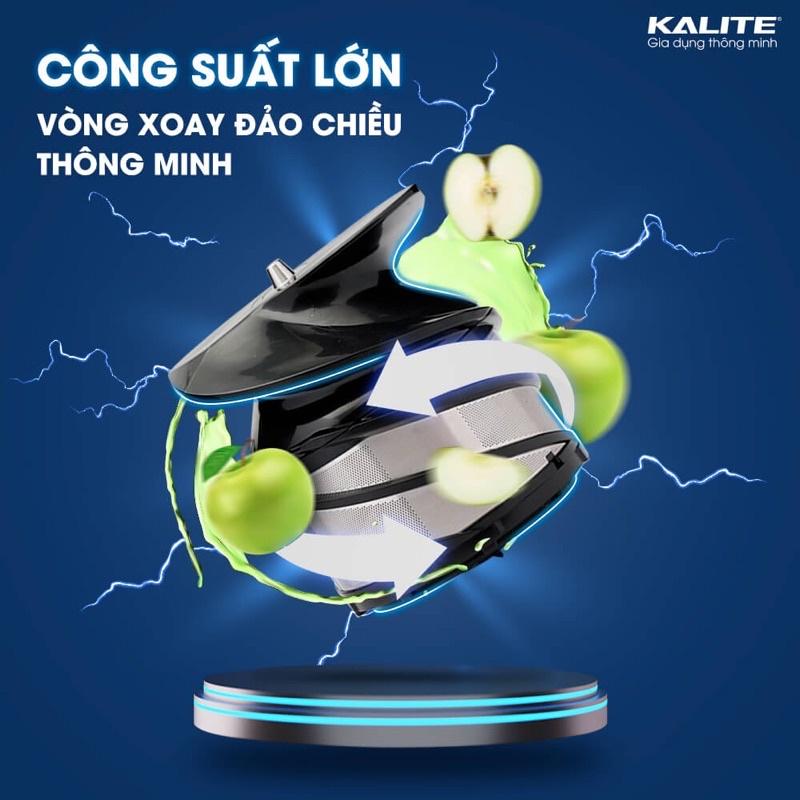 Máy ép chậm mini Kalite KSJ4411 công suất 200W ép trái cây kiệt bã, Hàng chính hãng