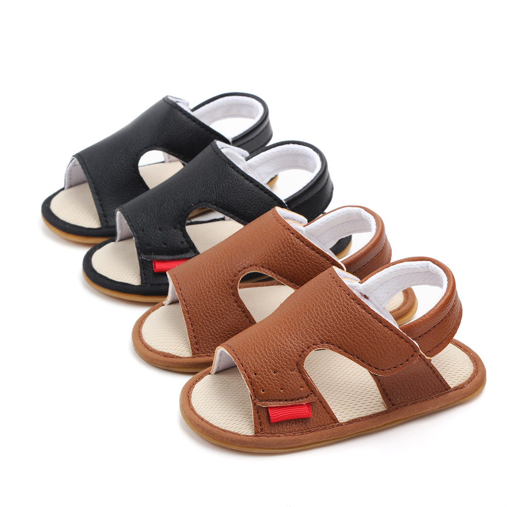 Giày tập đi Sandal cho bé trai bé gái sơ sinh từ 0-12 tháng đế mềm chống trơn trượt phong cách Hàn Quốc D28
