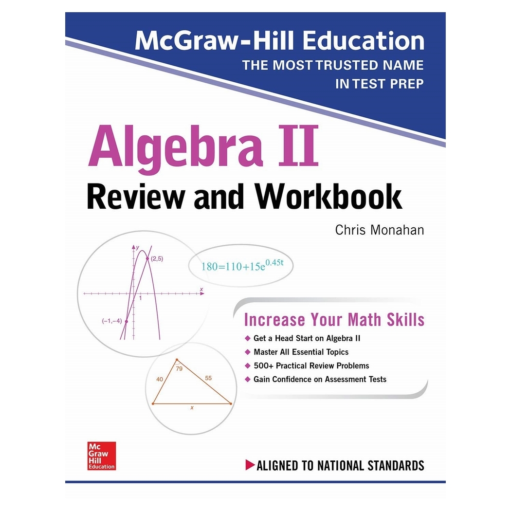 Mcgraw-Hill Education Algebra Il Review And Workbook