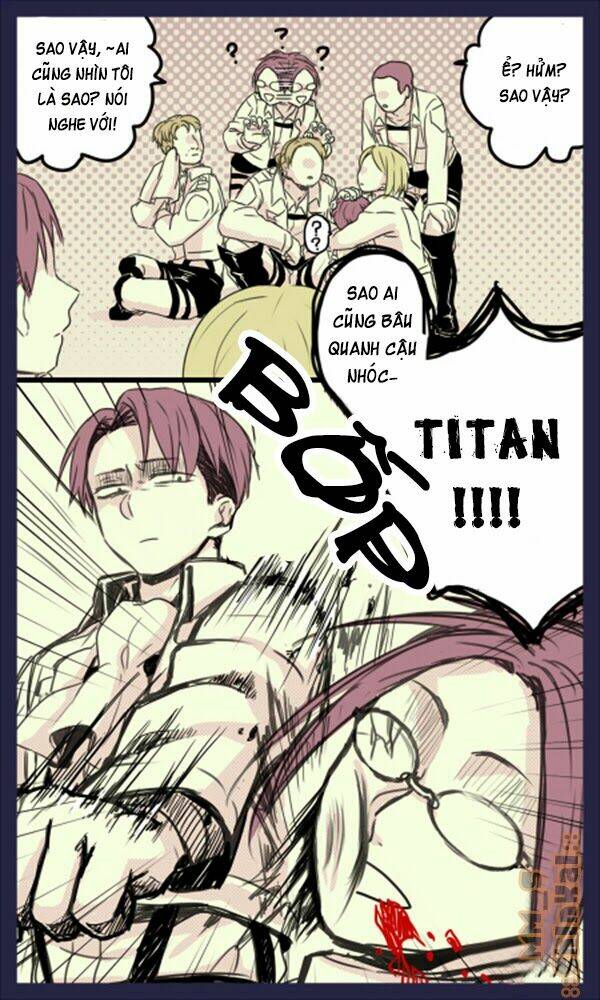 tấn công người khổng lồ - doujinshi eren x mikasa chapter 46 14