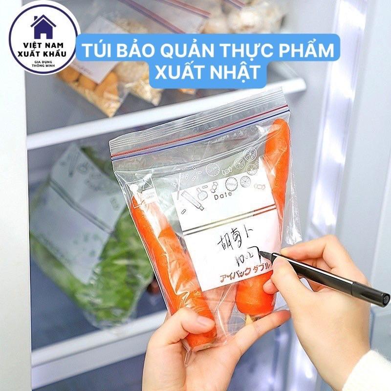 Túi Zip Đựng Bảo Quản Thực Phẩm Không Mùi An Toàn Tái Sử Dụng Nhiều Lần