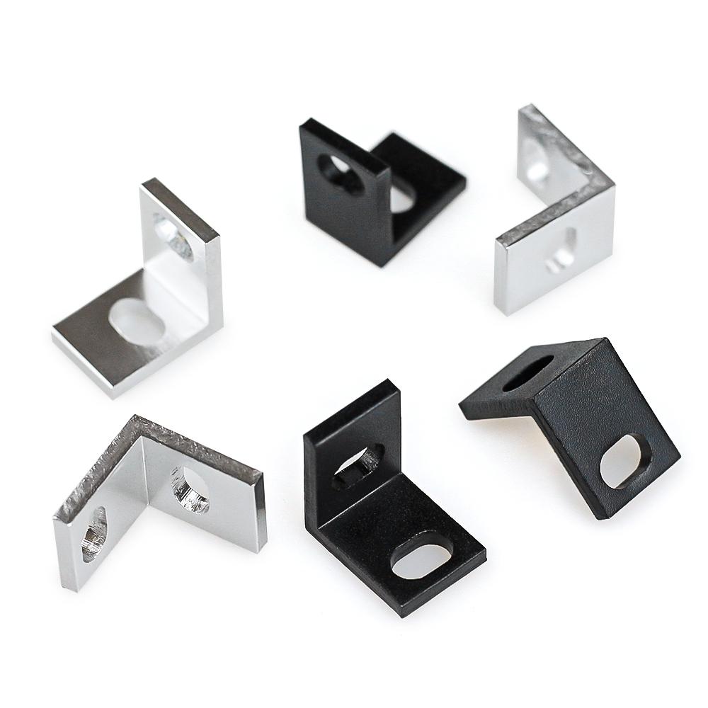 4 Cái Openbuilds Đơn Đôi Ba Chân đế Hỗ trợ Loại L Phổ biến Góc Lắp Đầu nối Nhôm cho Hồ sơ Nhôm