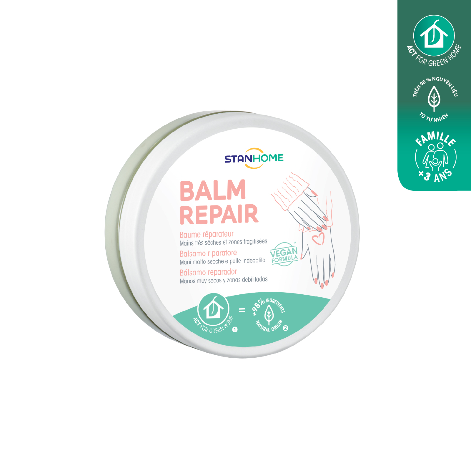 Kem dưỡng ẩm làm mềm cho da khô, da nhạy cảm Stanhome Balm Repair 50ml