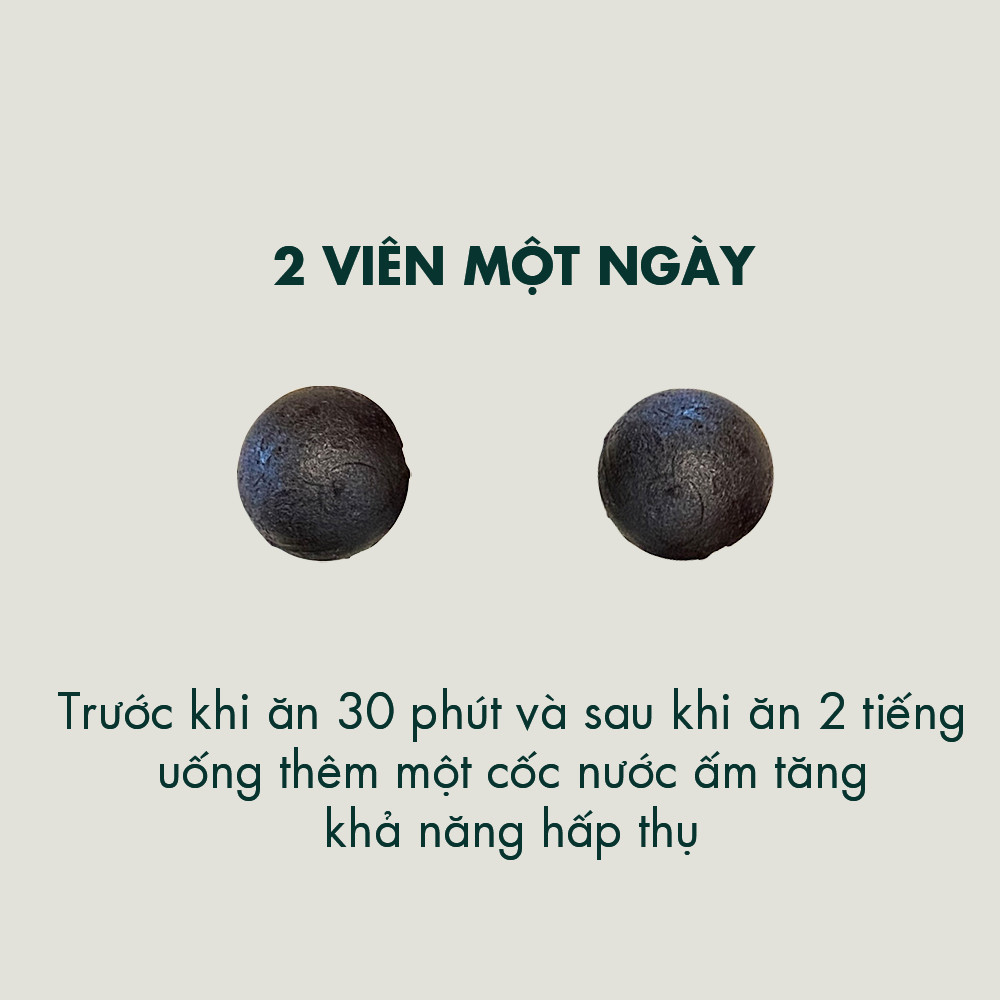 Hà thủ ô đỏ lâu năm, Viên Hoàn mềm hỗ trợ giảm tóc bạc, giảm rụng tóc, kích thích mọc tóc, tăng cường sức khoẻ - Hộp 60 viên