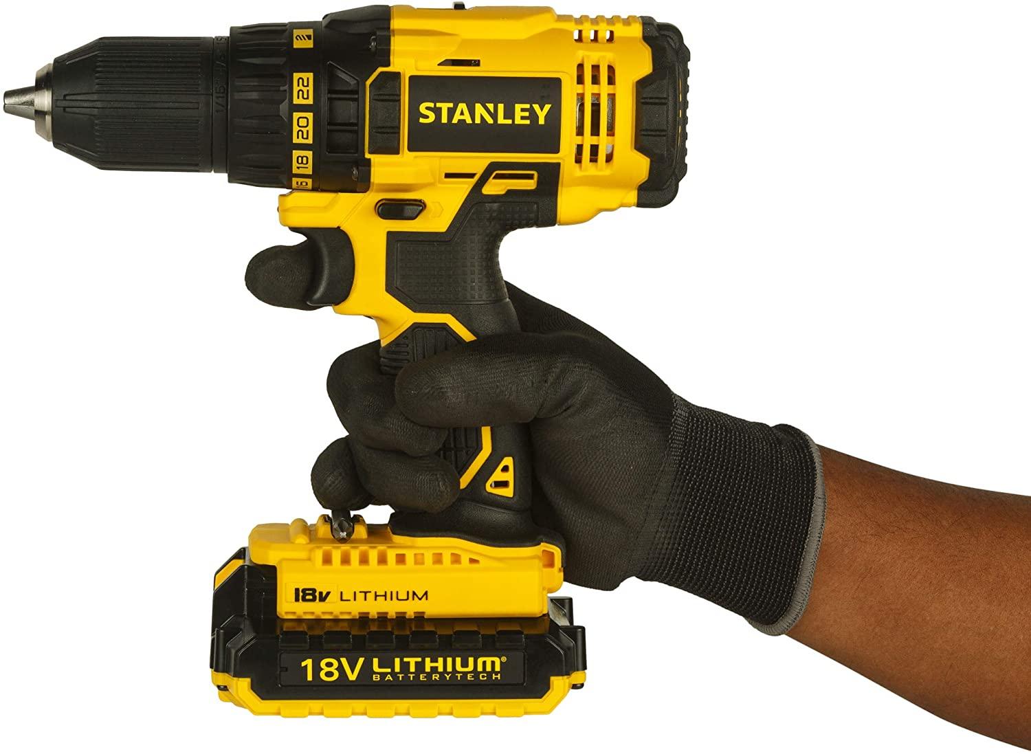 MÁY KHOAN CẦM TAY 18V STANLEY SCD20C2K-B1- HÀNG CHÍNH HÃNG