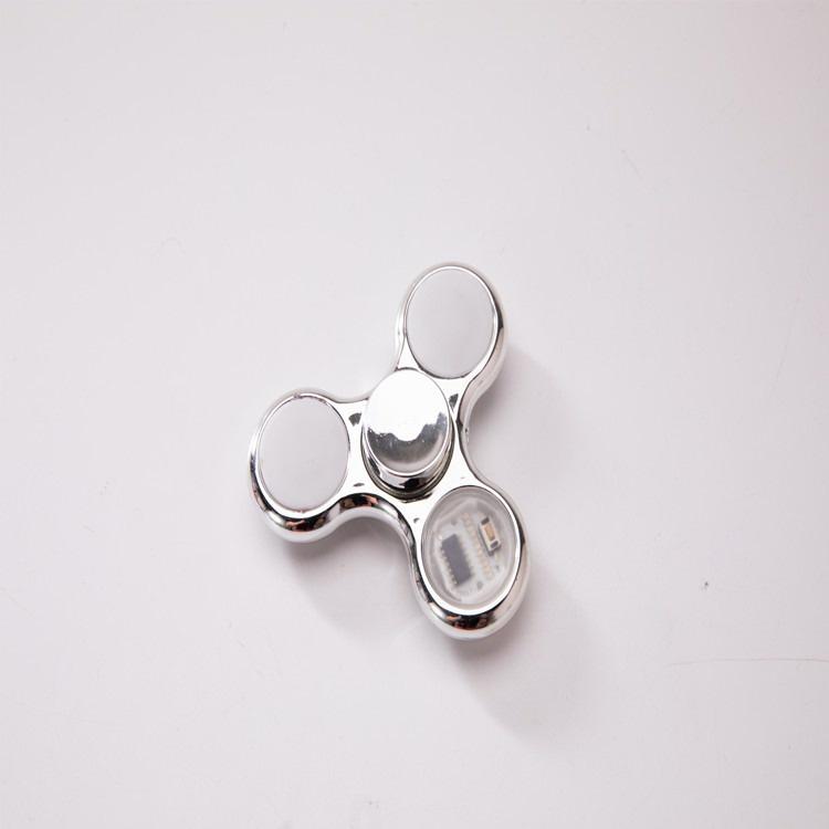 (phát sáng) đồ chơi con quay 3 cánh fidget spinner phát sáng đèn led 7 màu 18 chế độ