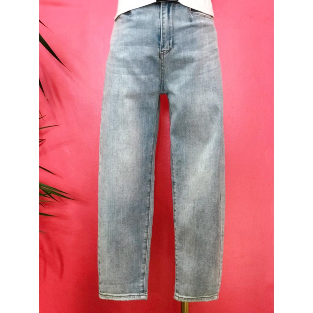 Quần jean baggy cao cấp chất liệu jean dày dặn