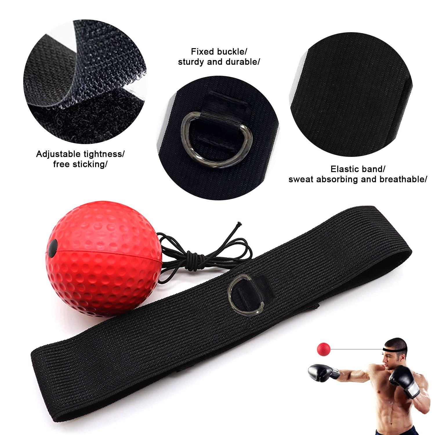 Bóng phản xạ đấm bốc, Bóng tập đấm bốc, Băng đô có thể điều chỉnh