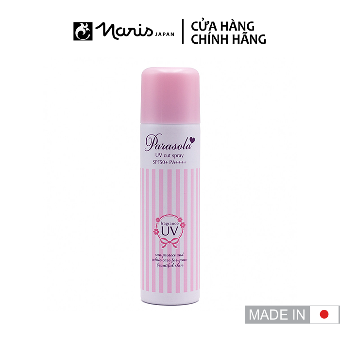 Xịt Chống Nắng Lâu Trôi, Dưỡng Da, Không Nâng Tông Naris Parasola Fragrance SPF50+ PA++++