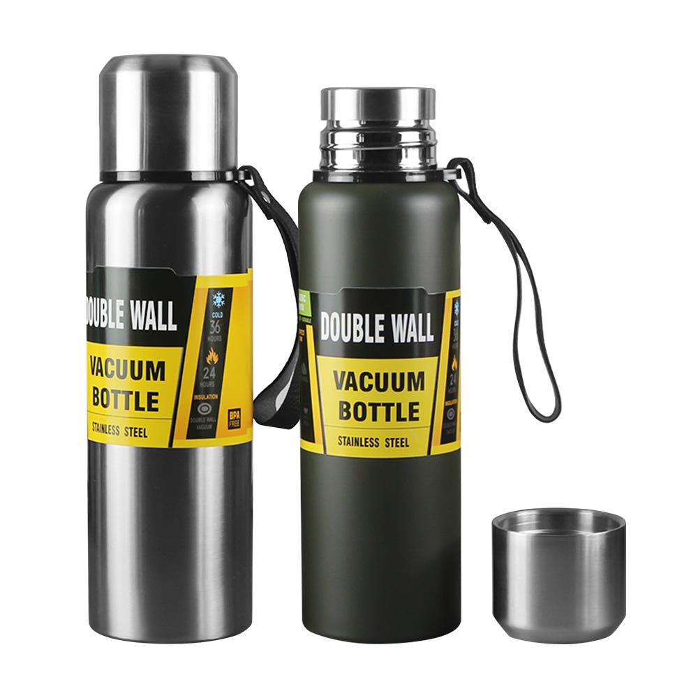 Bình Nước Thể Thao 2 Lớp Giữ Nhiệt Cao Thép Không Gỉ Dung Tích 500/750 / 1000Ml