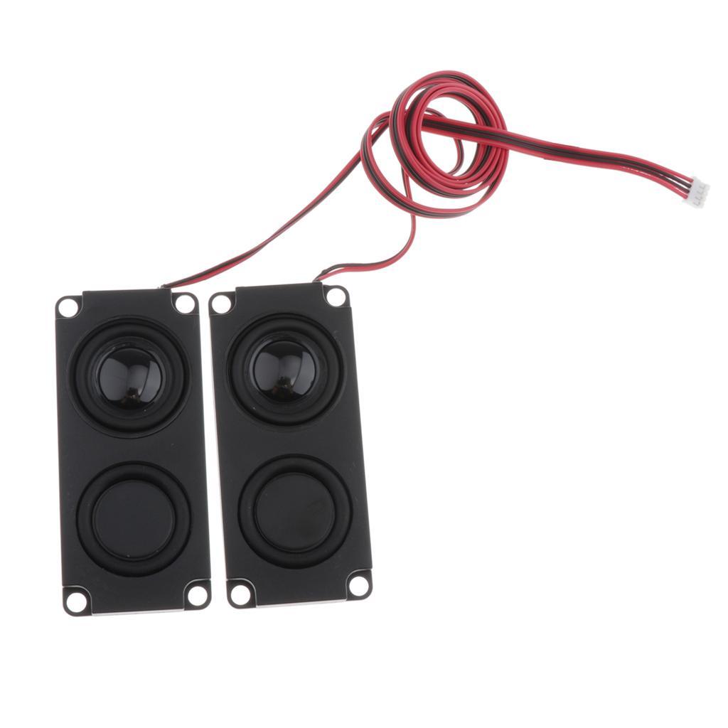 2xReplacement Loudspeaker Black Audio Horn Speaker 5W for TV LCD Monitor