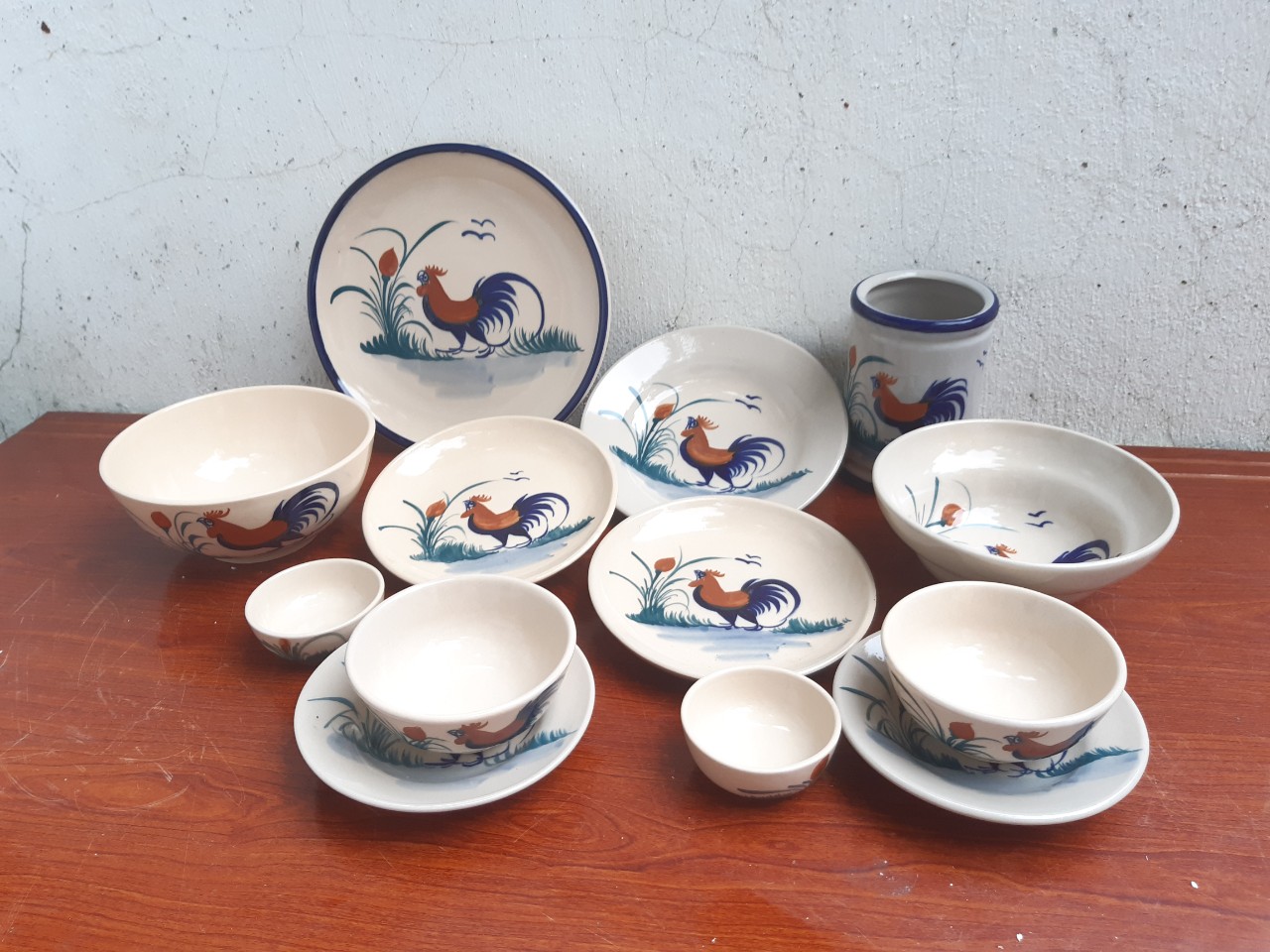 Combo bộ chén con gà 2 người ăn bao đẹp