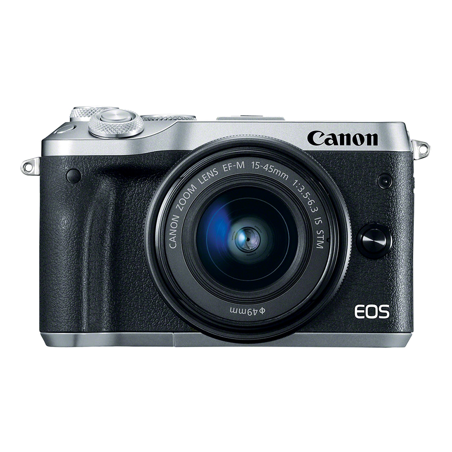 Máy Ảnh Canon EOS M6 Kit 15-45mm (Bạc) - Hàng Chính Hãng - Tặng Kèm Thẻ Nhớ Và Túi Đựng Máy Ảnh