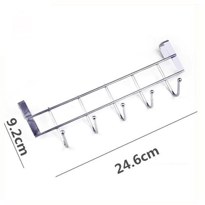 Móc treo cửa đa năng - Móc inox gắn cửa trang trí nhà cửa không cần khoan đục tường tiện dụng
