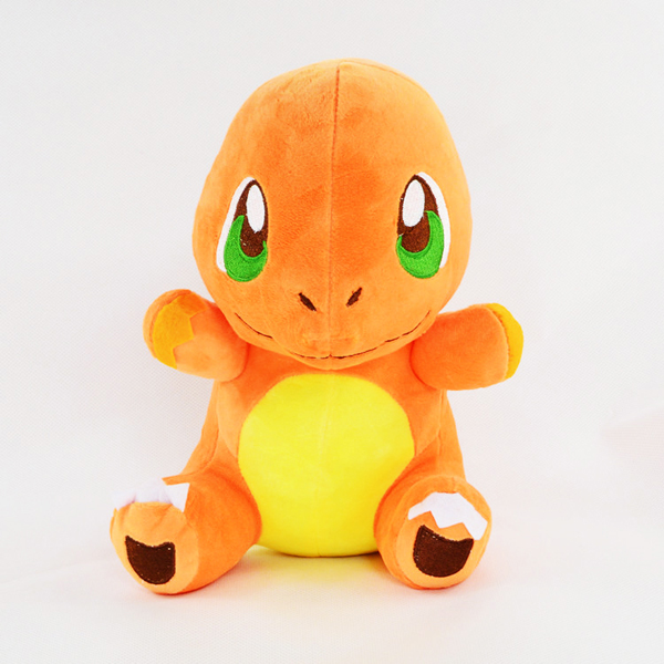 Gấu bông pokemon charmander - Khủng long lửa ngồi (25 cm) gb71 (Màu Cam)