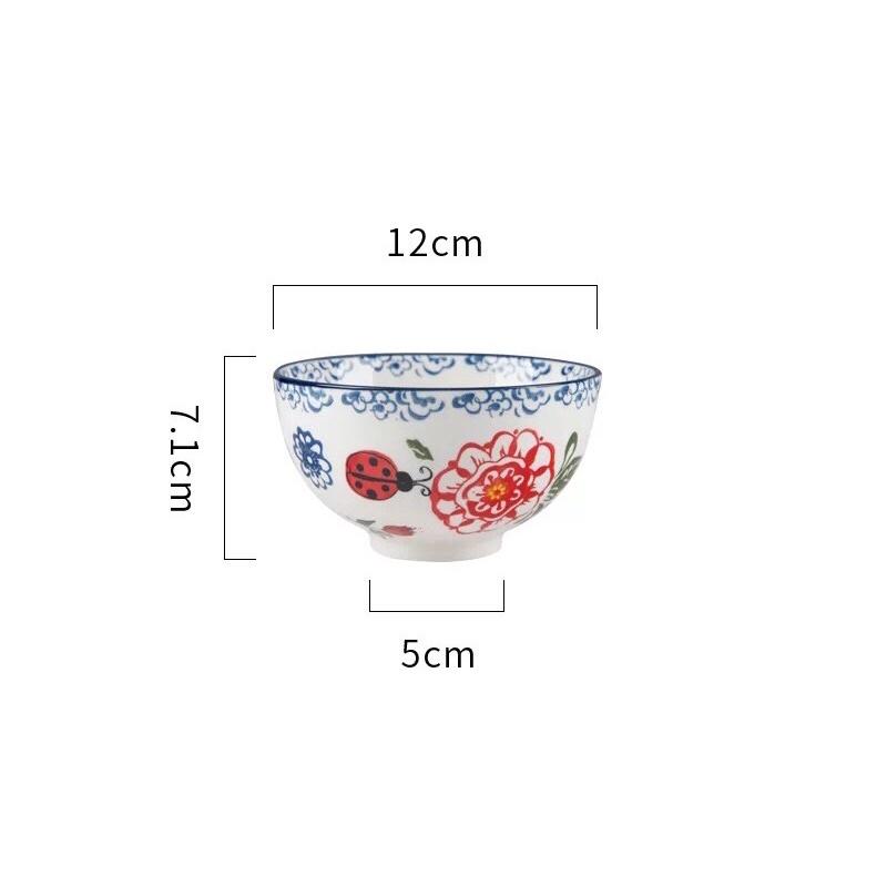 Sét bộ đồ ăn hoa bướm kiểu dáng Bắc âu siêu đẹp