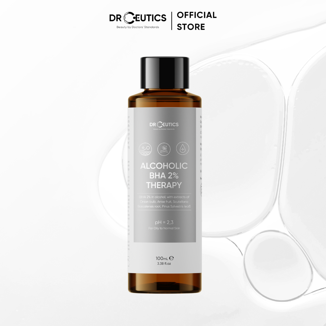 DRCEUTICS Dung Dịch Làm Sạch Và Cân Bằng Da BHA 2% ACOLHOLIC