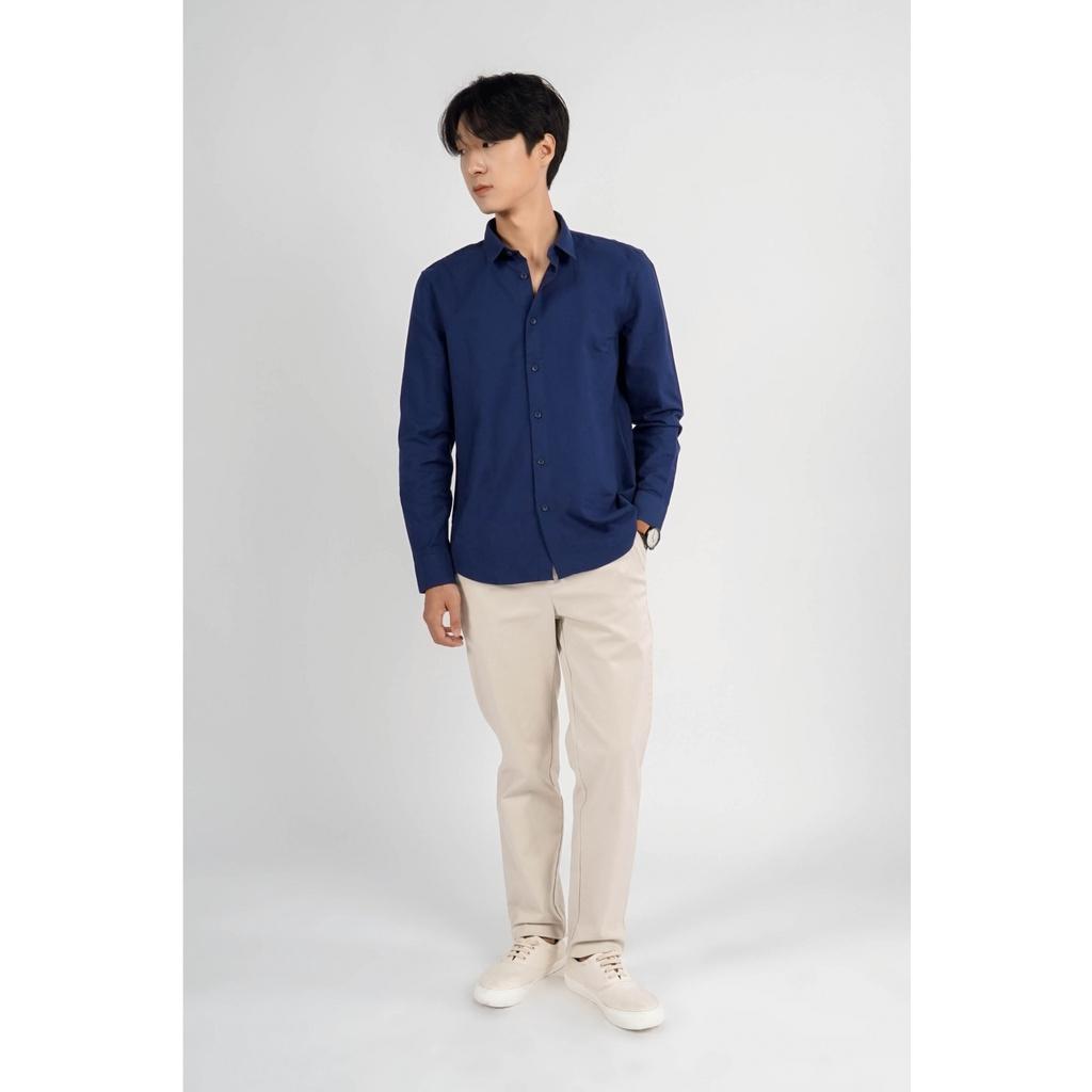 Áo sơ mi nam tay dài vải oxford 4 màu - 10F21SHL002C | LASTORE MENSWEAR