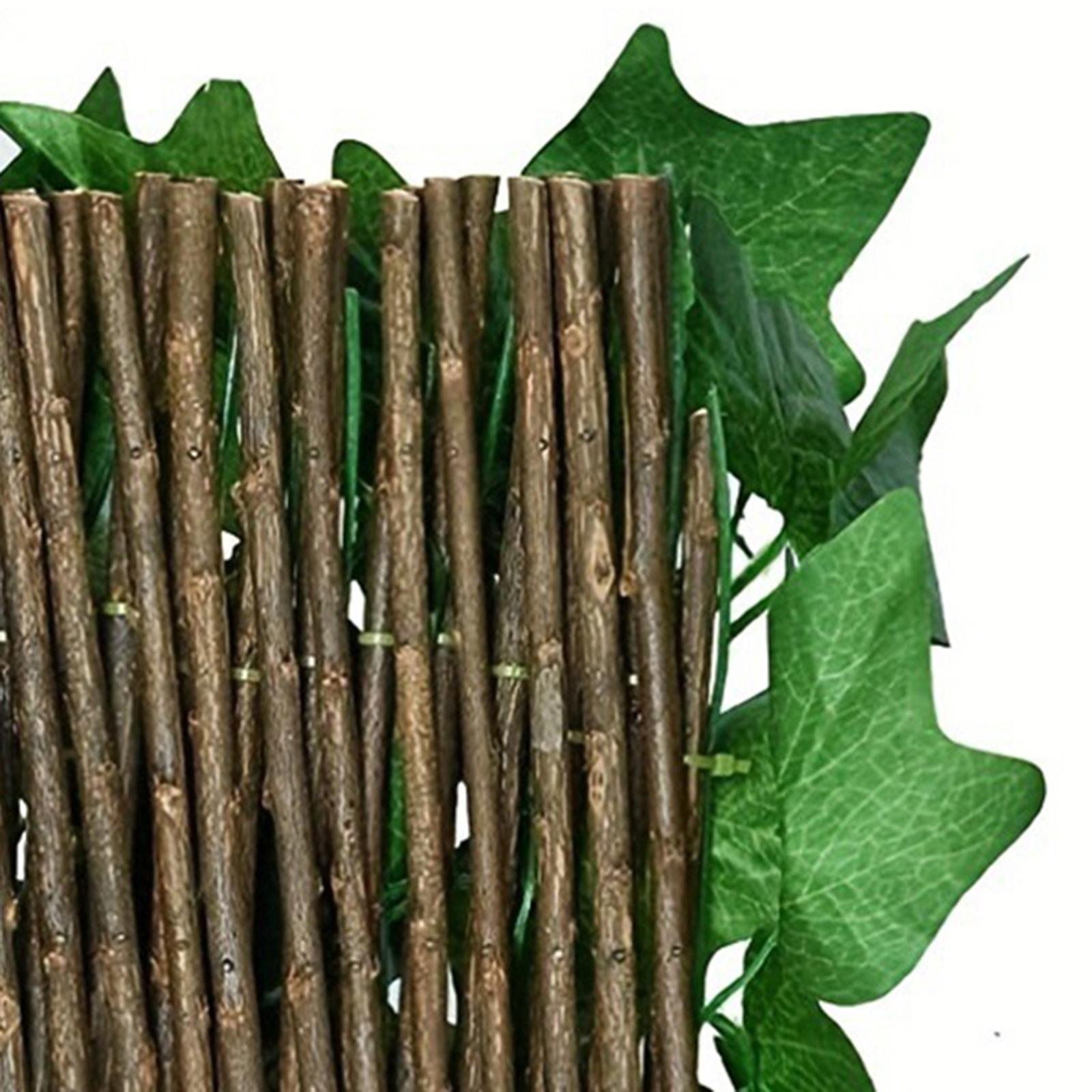 Faux Ivy Fencing Panel Vine Fence Fence Privacy Screen for Balcony Home Yard