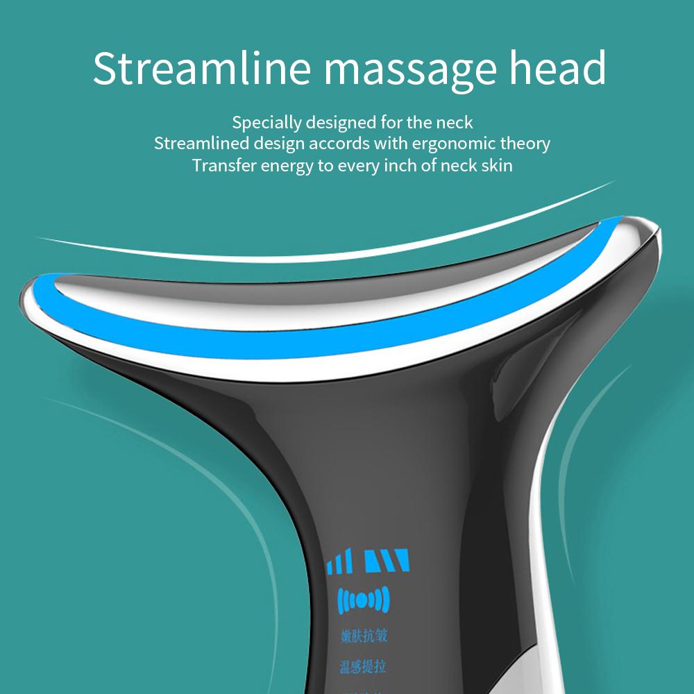 Máy Mát Xa Mặt + Máy Mát Xa Cổ V-Mặt Nâng Dây EMS Massage Định Hình Giảm Béo Đôi Cằm Giảm Tốc V-Dòng cằm Má Nâng