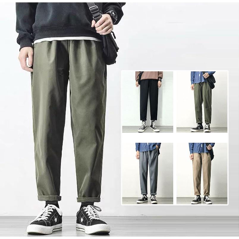 Quần Nam Kaki Basic Dáng Baggy Trơn Màu Phong Cách Trẻ Trung Thời Trang Zenko QUAN NAM 1000060