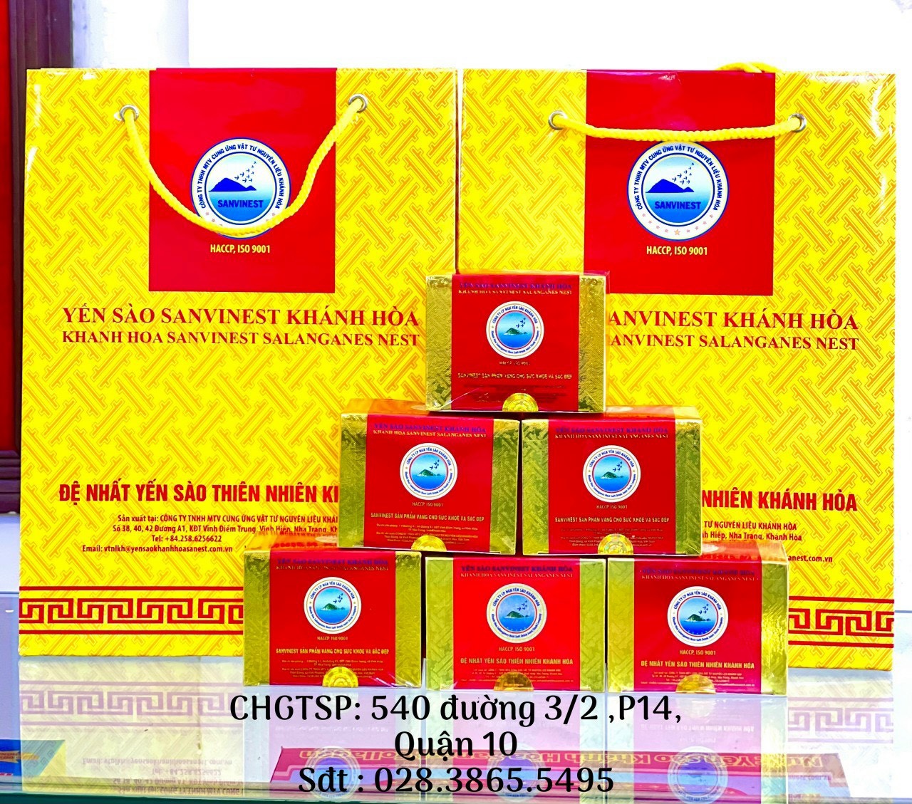 YẾN SÀO SANVINEST KHÁNH HÒA CHÍNH HIỆU TINH CHẾ - HỘP 3 GRAM