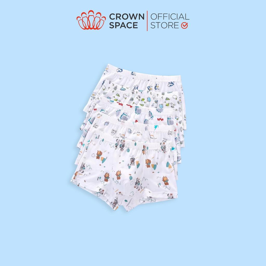 Set Combo 2 Quần Chip Cho Bé Trai Chính Hãng CrownSpace CKBS8011324 – Cotton Thoáng Mát, Kháng Khuẩn Cho Bé (Giao màu ngẫu nhiên)