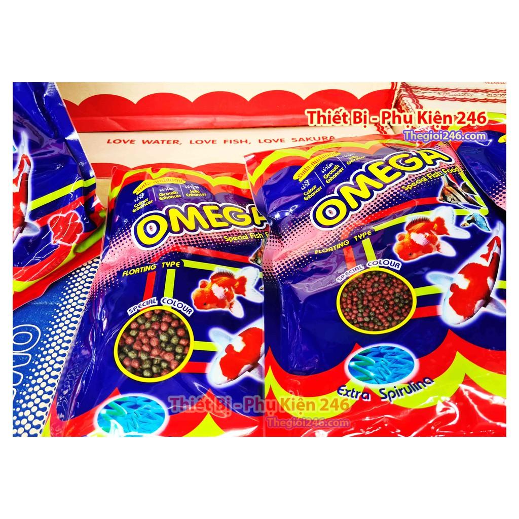 Thức ăn Omega cho cá cảnh Viên Trung 500g