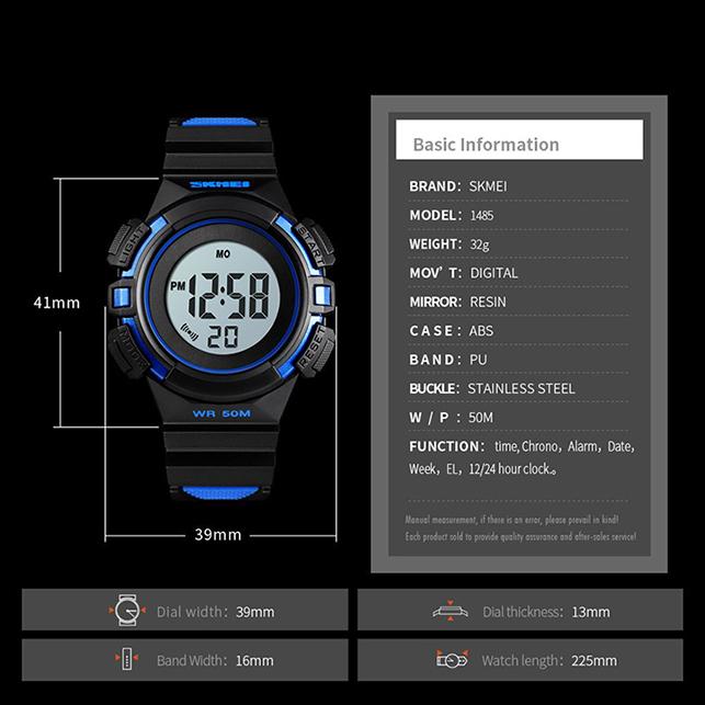 Đồng Hồ Trẻ Em SKMEI 1485 Chống Nước - DHA631