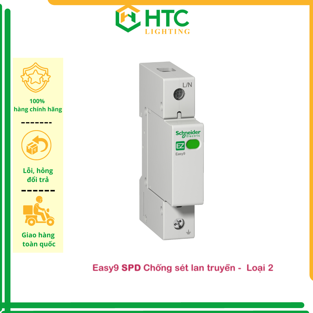 Thiết bị chống sét lan truyền Easy9 SPD 20kA 1P+N