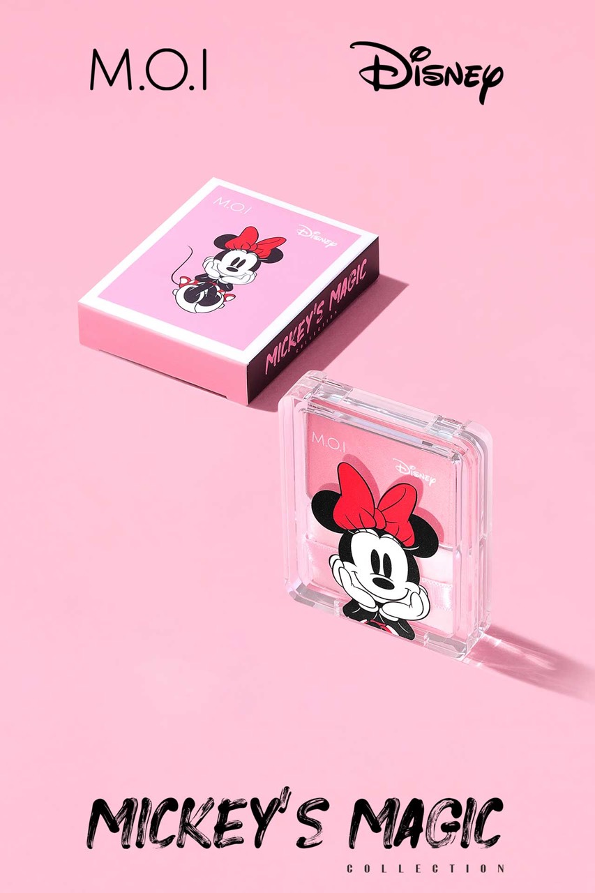 Phấn Má Hồng M.O.I Hồ Ngọc Hà Siêu Mịn Glowing Cheeks Hàn Quốc 3 Màu Siêu HOT M.O.I và Disney Hình Chuột Mickey